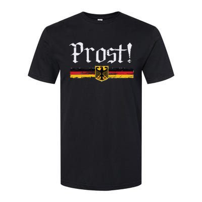 Oktoberfest Drinking Vintage German Flag Prost Softstyle CVC T-Shirt