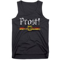 Oktoberfest Drinking Vintage German Flag Prost Tank Top