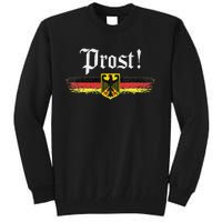 Oktoberfest Drinking Vintage German Flag Prost Tall Sweatshirt