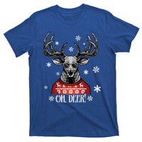 Oh Deer Vintage Christmas Retro Cool Old Fashioned Hirsch Funny Gift T-Shirt