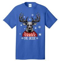 Oh Deer Vintage Christmas Retro Cool Old Fashioned Hirsch Funny Gift Tall T-Shirt