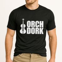 Orch Dork With Violin Cello String Instrument Cooling Performance Crew T-Shirt