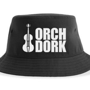 Orch Dork With Violin Cello String Instrument Sustainable Bucket Hat