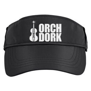 Orch Dork With Violin Cello String Instrument Adult Drive Performance Visor