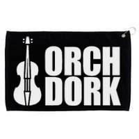 Orch Dork With Violin Cello String Instrument Grommeted Golf Towel