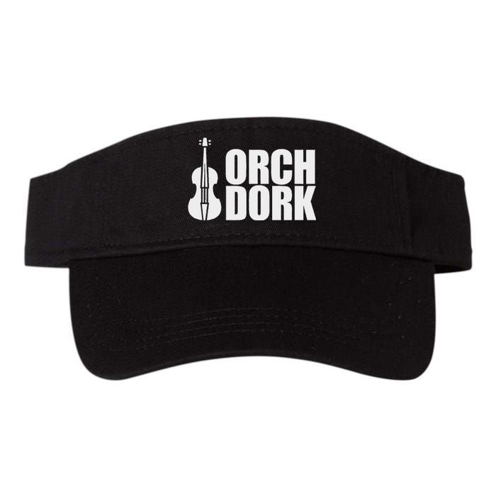 Orch Dork With Violin Cello String Instrument Valucap Bio-Washed Visor