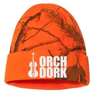 Orch Dork With Violin Cello String Instrument Kati Licensed 12" Camo Beanie