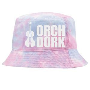 Orch Dork With Violin Cello String Instrument Tie-Dyed Bucket Hat