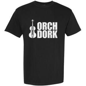 Orch Dork With Violin Cello String Instrument Garment-Dyed Heavyweight T-Shirt