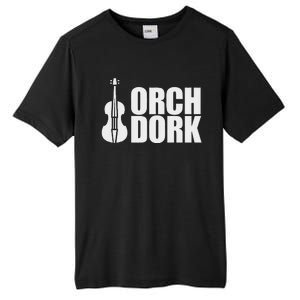 Orch Dork With Violin Cello String Instrument Tall Fusion ChromaSoft Performance T-Shirt