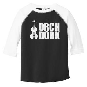 Orch Dork With Violin Cello String Instrument Toddler Fine Jersey T-Shirt