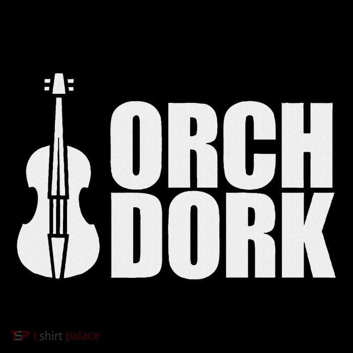 Orch Dork With Violin Cello String Instrument Kids T-Shirt