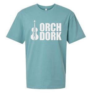 Orch Dork With Violin Cello String Instrument Sueded Cloud Jersey T-Shirt