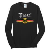 Oktoberfest Drinking Women Vintage German Flag Prost Tall Long Sleeve T-Shirt