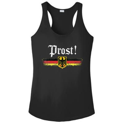 Oktoberfest Drinking Women Vintage German Flag Prost Ladies PosiCharge Competitor Racerback Tank