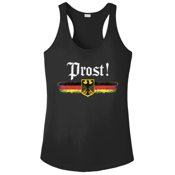 Oktoberfest Drinking Women Vintage German Flag Prost Ladies PosiCharge Competitor Racerback Tank