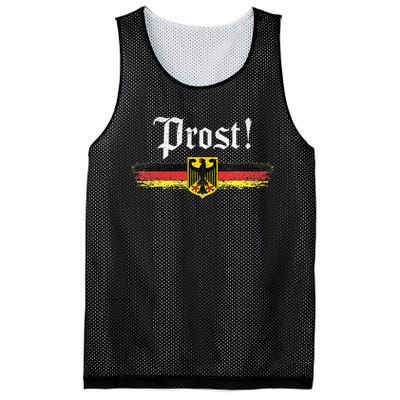 Oktoberfest Drinking Women Vintage German Flag Prost Mesh Reversible Basketball Jersey Tank