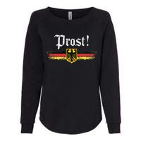 Oktoberfest Drinking Women Vintage German Flag Prost Womens California Wash Sweatshirt