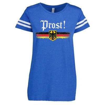 Oktoberfest Drinking Women Vintage German Flag Prost Enza Ladies Jersey Football T-Shirt