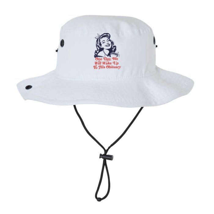 One Day We Will Wake Up To His Obituary Bucket Hat
