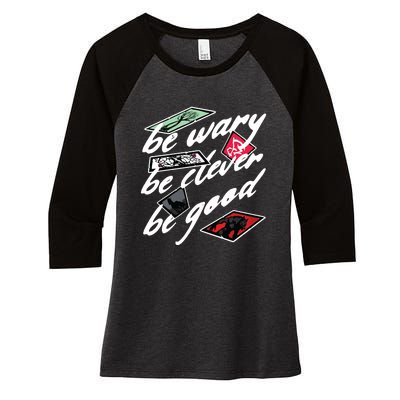 One Dark Window Women's Tri-Blend 3/4-Sleeve Raglan Shirt