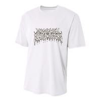 One Day WeLl All Be Skeletons Youth Performance Sprint T-Shirt