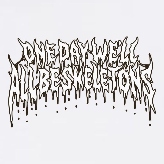 One Day WeLl All Be Skeletons Youth Performance Sprint T-Shirt