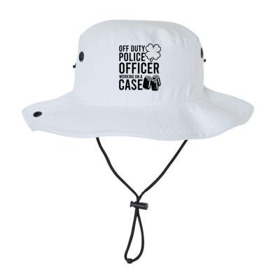 Off Duty Working On Case Design St Patricks Police Gift Legacy Cool Fit Booney Bucket Hat