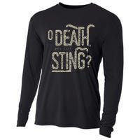 O Death Where Is Your Sting 1 Cor 1555 Cooling Performance Long Sleeve Crew