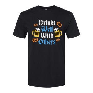 Oktoberfest Drinks Well With Others Gift Softstyle CVC T-Shirt