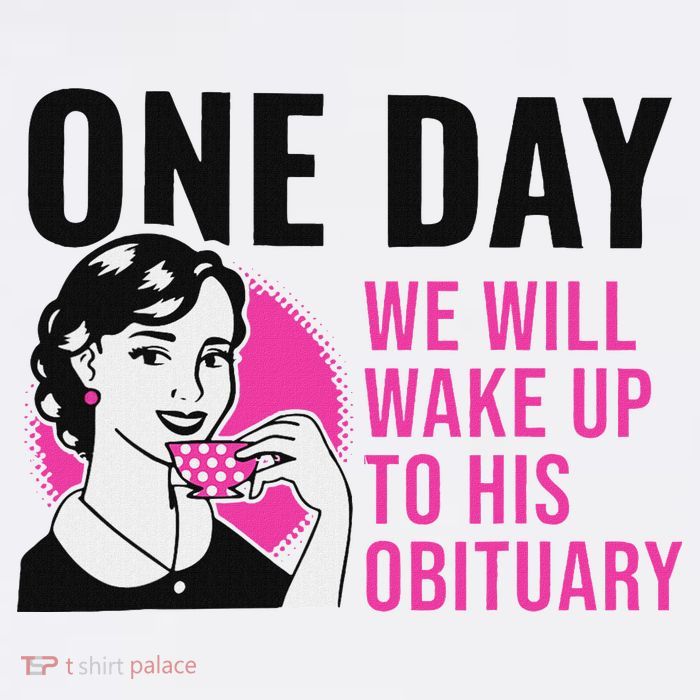 One Day We Will Wake Up To His Obituary Flatbill Hat