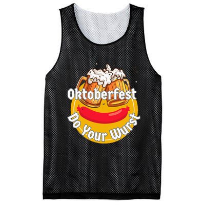 Oktoberfest Do Your Wurst Octoberfest Mesh Reversible Basketball Jersey Tank