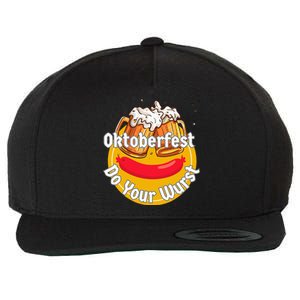 Oktoberfest Do Your Wurst Octoberfest Wool Snapback Cap