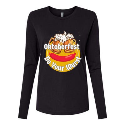 Oktoberfest Do Your Wurst Octoberfest Womens Cotton Relaxed Long Sleeve T-Shirt