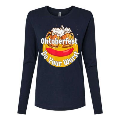 Oktoberfest Do Your Wurst Octoberfest Womens Cotton Relaxed Long Sleeve T-Shirt