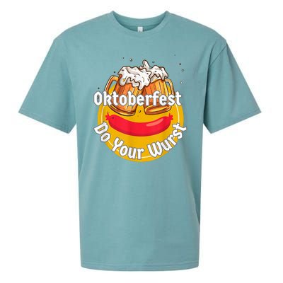 Oktoberfest Do Your Wurst Octoberfest Sueded Cloud Jersey T-Shirt