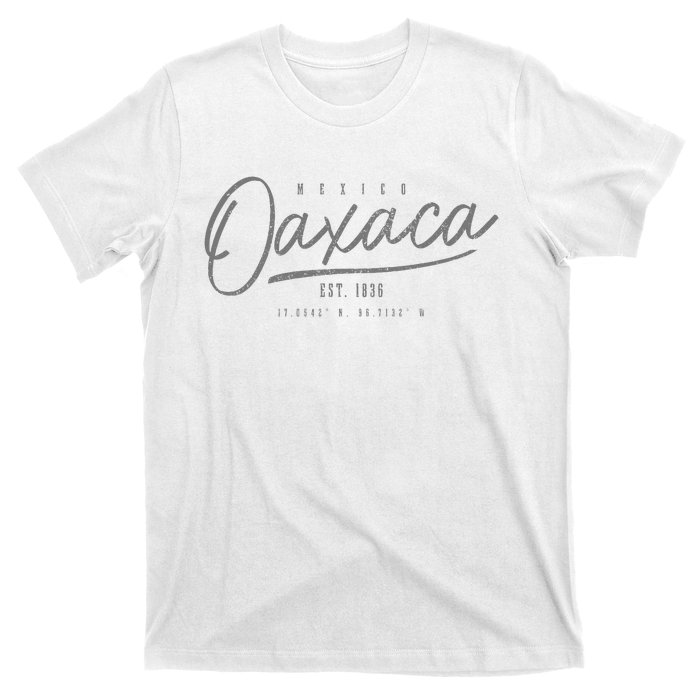 Oaxaca Est. 1836 Mexican Pride Vintage Mexico T-Shirt