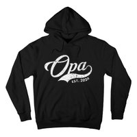 Opa Est. 2024 For Fathers Day Soon To Be Grandpa 2024 Hoodie