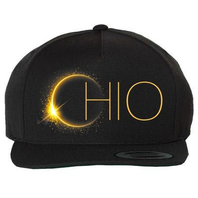 Ohio Eclipse 2024 Total Eclipse Solar Eclipse Ohio Wool Snapback Cap