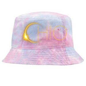 Ohio Eclipse 2024 Total Eclipse Solar Eclipse Ohio Tie-Dyed Bucket Hat