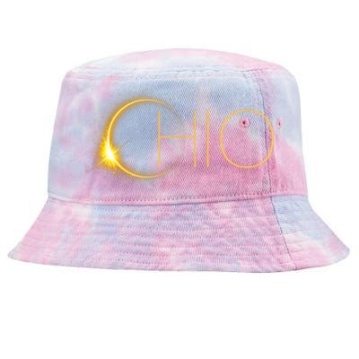 Ohio Eclipse 2024 Total Eclipse Solar Eclipse Ohio Tie-Dyed Bucket Hat