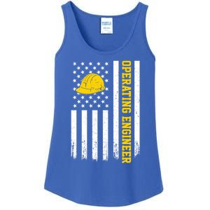 Operating Engineer American Usa Flag Great Gift Ladies Essential Tank