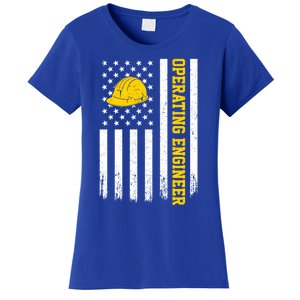 Operating Engineer American Usa Flag Great Gift Women's T-Shirt