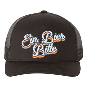 Oktoberfest Ein Bier Bitte Retro Funny German Beer Yupoong Adult 5-Panel Trucker Hat