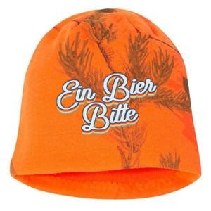 Oktoberfest Ein Bier Bitte Retro Funny German Beer Kati - Camo Knit Beanie