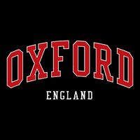 Oxford England College University Style Drawstring Bag
