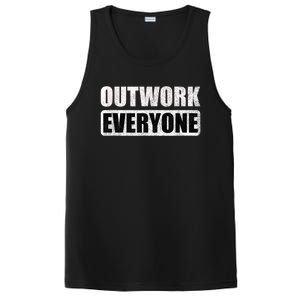 Outwork Everyone Entrepreneur Motivation Inspirational PosiCharge Competitor Tank