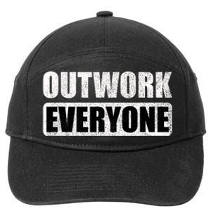 Outwork Everyone Entrepreneur Motivation Inspirational 7-Panel Snapback Hat