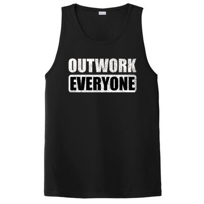 Outwork Everyone Entrepreneur Motivation Inspirational PosiCharge Competitor Tank