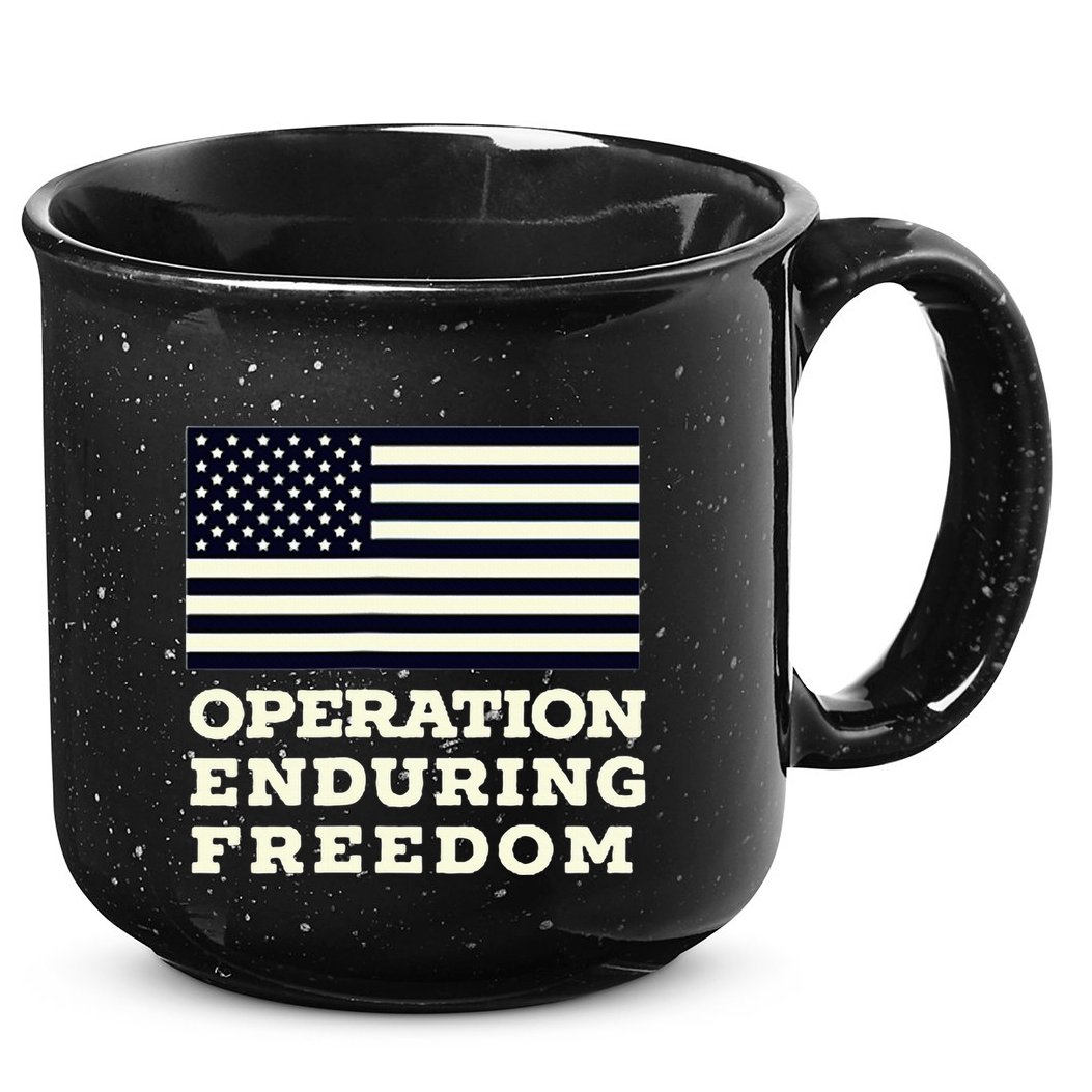Operation Enduring Freedom Oef Veteran 15oz Campfire Ceramic Mug